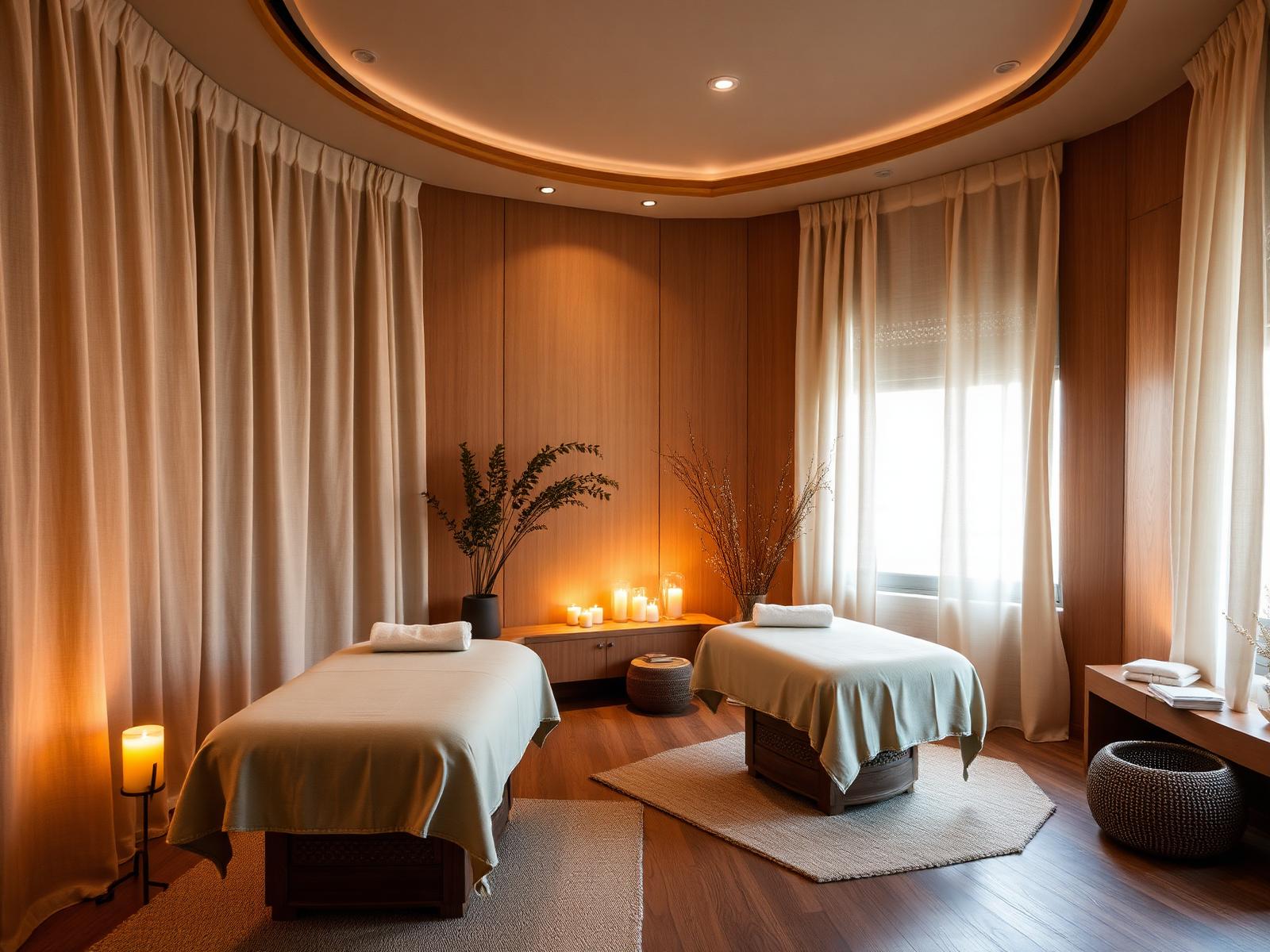 Spa treatment room